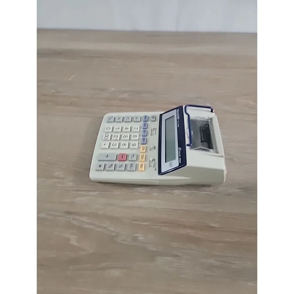 Sharp EL-1750V‎ 12 Digit 2-Color Printing Calculator Adding Machine Tested Read